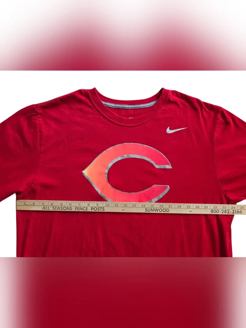 Cincinnati Reds Nike 2XL Red Short Sleeve Logo MLB Tee Shirt
